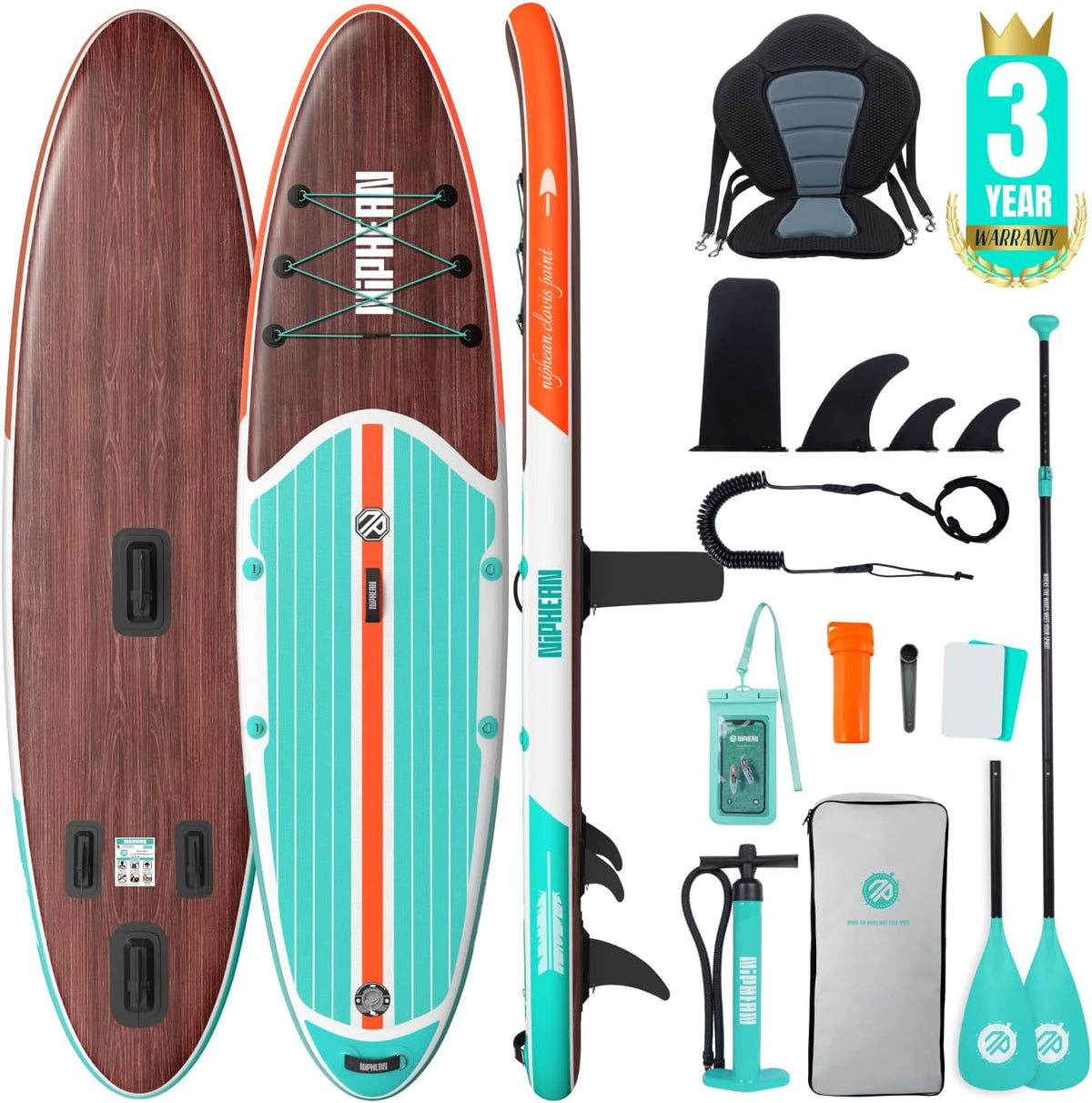 niphean Tablas hinchabl, Tabla Paddle Surf Hinchable con Accesorios 320cm Sup
