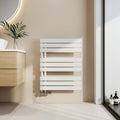 EMKE Calientatoalla, Radiador Toallero Plano 762 x 600 mm, Blanco, 479 W