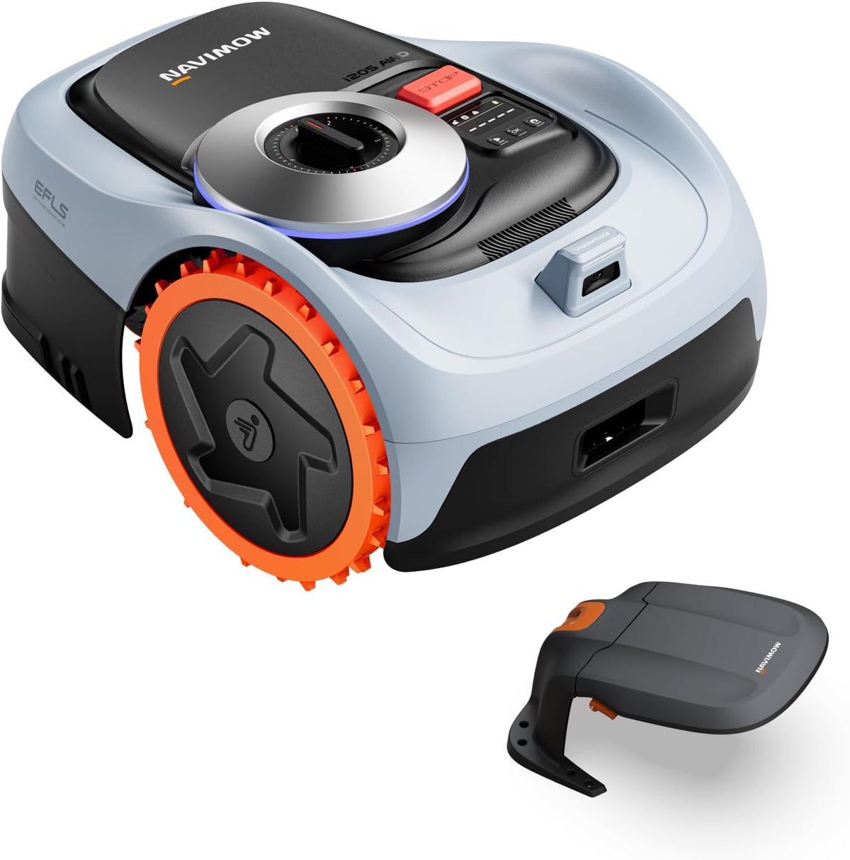 NAVIMOW Robots cortacésped, Segway Navimow i205 AWD con Garage S Kit, Robot Cortacésped sin Cable Perimetral, Tracción Integral para Pendientes del