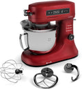 Robots de cocina Chiara Robot de Cocina 1600W, Bol 5L Acero Inoxidable, 12 Velocidades, Pantalla Táctil LCD, Silencioso ≤72dB, Accesorios Apto