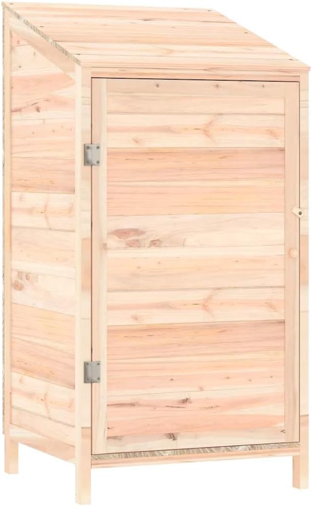 Generic Casas de verano, Descuento de jardín de madera de abeto macizo, 55 x 52 x 112 cm