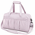 Bolsa de viaje 45 x 25 x 25 cm de tejido sintético rosa con bandolera ajustable
