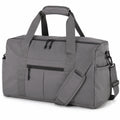 Bolsa de viaje 50 x 25 x 30 cm de tejido sintético gris con correa ajustable