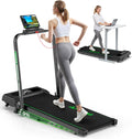 Cintas de correr FOUSAE, 5 en 1 Cinta de Correr Plegable, 12KM/H Cinta de Correr con Inclinación 9%, 2.75 HP Cinta de Andar para Casa con Control