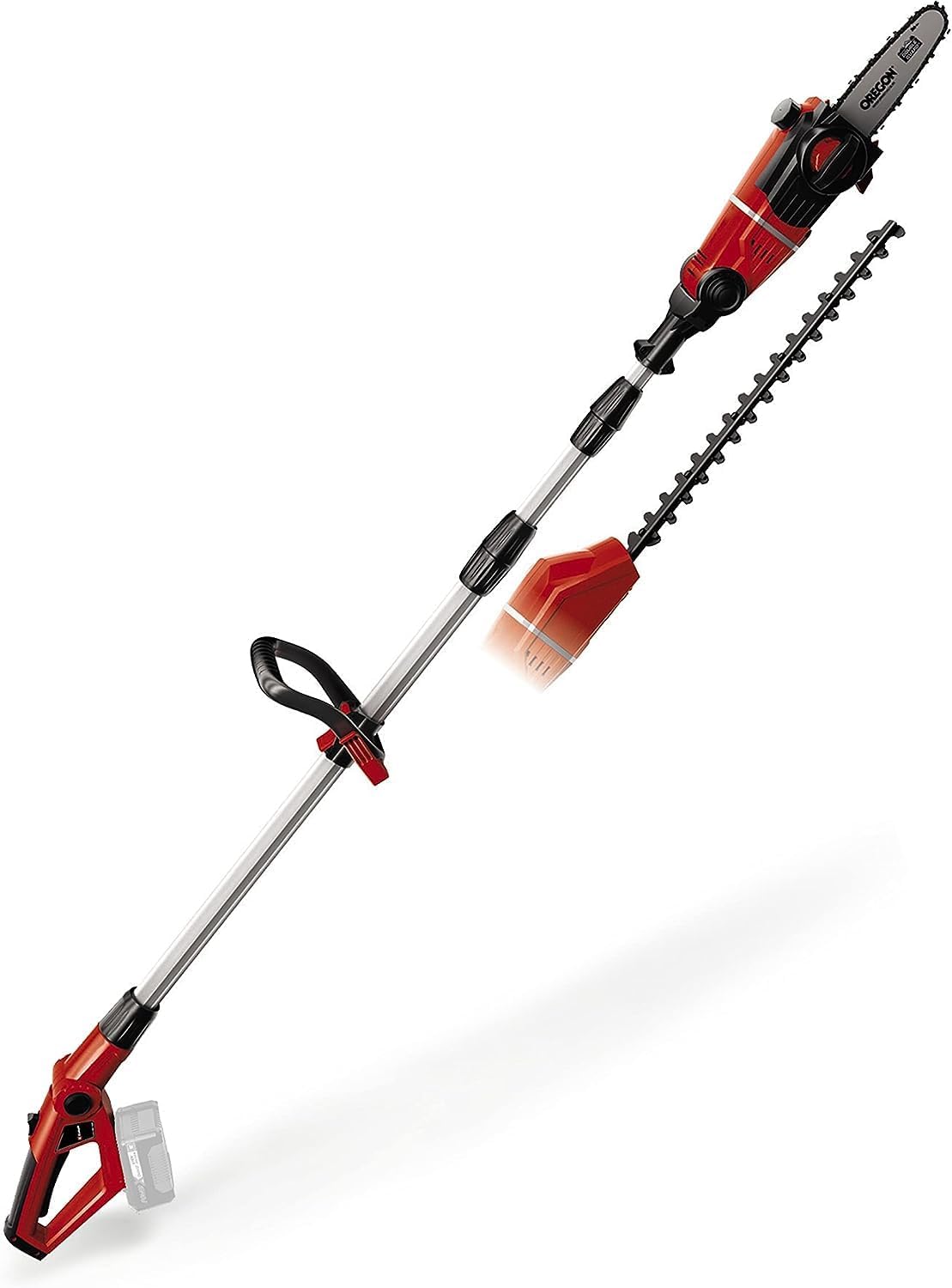 Einhell Cortaseto, Herramienta multifunción de batería Power X Change GE-HC 18 Li T Solo - 200 W, 18 V, Cortasetos y Sierra eléctrica 2 en 1, Espada