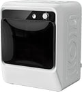 Generic Secadoras por ventilación, Secadora portátil, capacidad de 5 kg, diseño compacto con panel táctil inteligente LCD, bañera de acero inoxidable