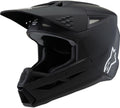 Cascos de motocros de Alpinestars, SM3 Solid Casco da motocross giovanile, nero opaco, Y/L (52/53)
