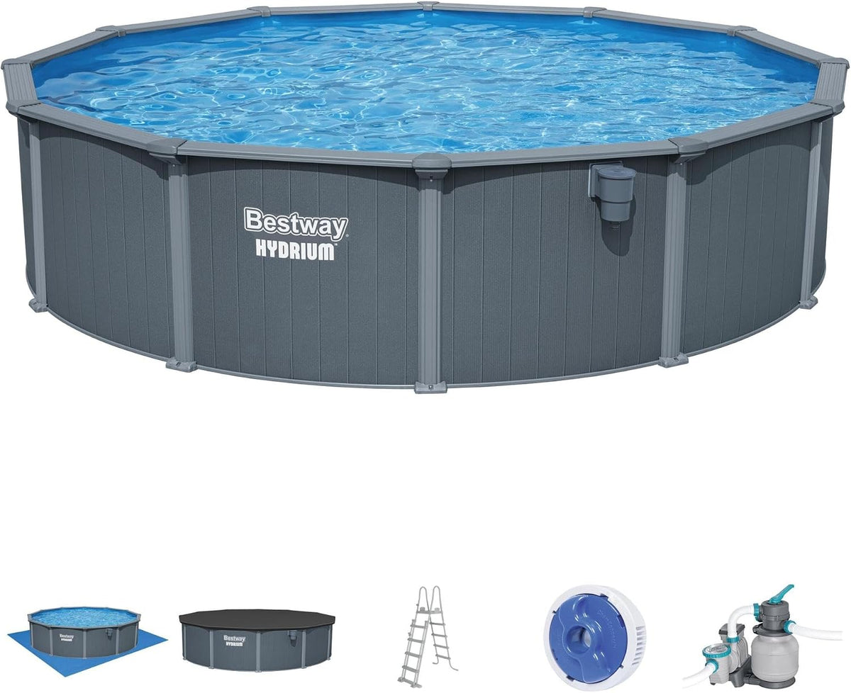Piscinas desmontabl Conjunto de Piscina de 18' x 52'/5, 49 MX 1, 32 m, Bestway