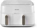 NA353 de PHILIPS, freidora de aire, Aire Serie 3000, Doble Cesta 9L, 8-en-1, Sincronización Automática, 90% Menos Grasa, Tecnología Rapid Air, Apta