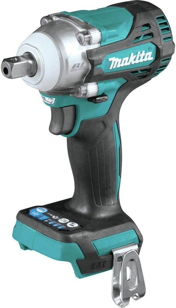 Llaves de impacto Makita, XWT15Z 18V LXT Lithium-Ion Brushless Cordless 4-Speed 1/2' Sq. Drive Impact Wrench w/Detent Anvil, Tool Only
