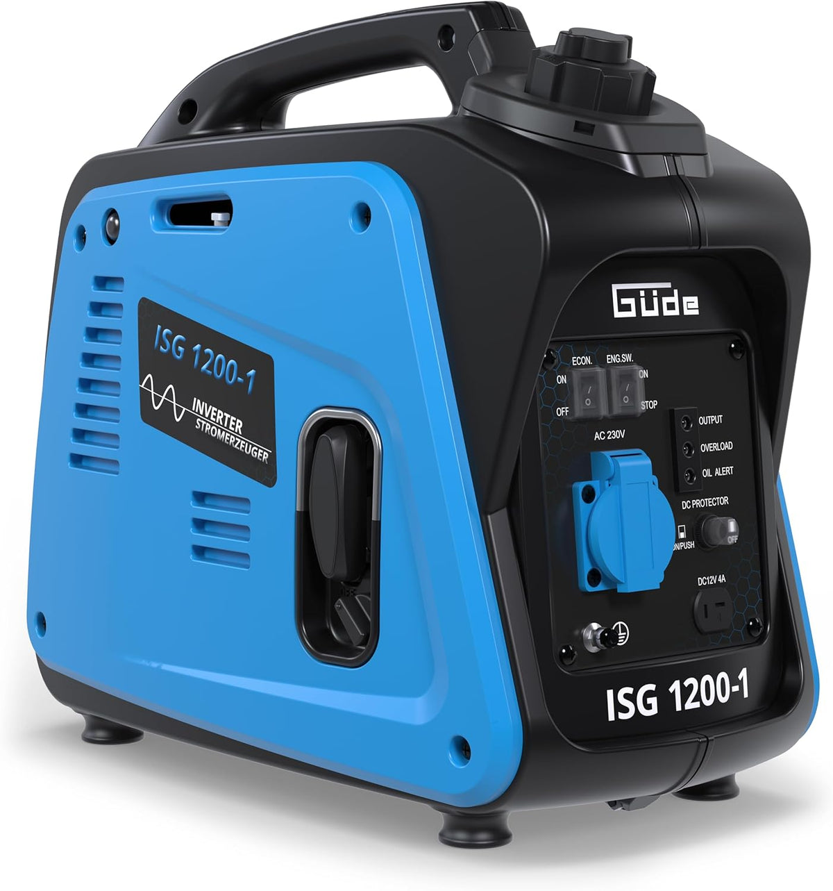 Generador Inverter Gasolina Generadores de corriente Isg 1200, 1, Güde