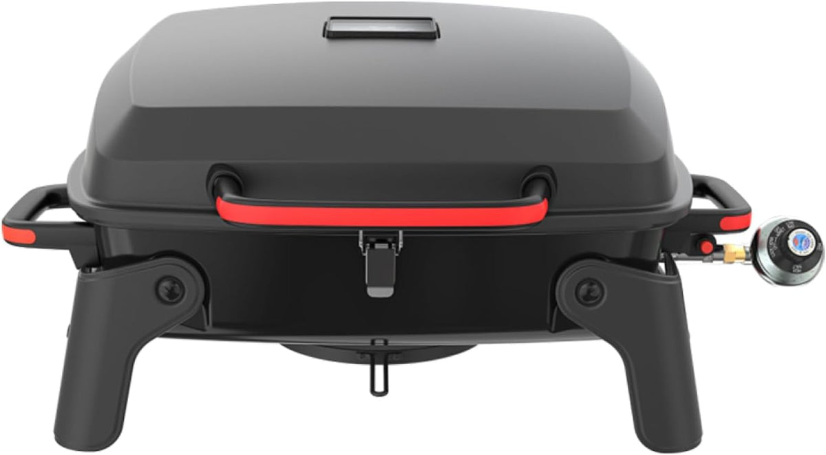Parrillas de propano Megamaster, 820-0065C - Parrilla de gas propano, color rojo y negro