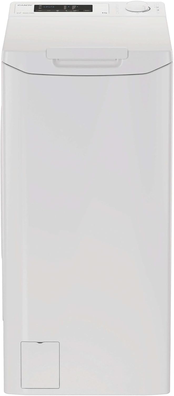 Lavadora TCA283D2-S lavatrice Caricamento dall'alto 8 kg 1200 Giri/min Bianco, CANDY