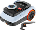 Robots cortacésped Segway Navimow i210 LiDAR Pro Robot cortacésped con Garage M, LiDAR + Visión + Red RTK, Xero-Turn AWD, mapeo automático, Tracción