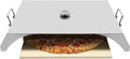 Generic Horno de pizza exterior, pizza portátil de acero inoxidable de 12 pulgadas con termómetro y pelador, kit de horno de barbacoa al aire libre
