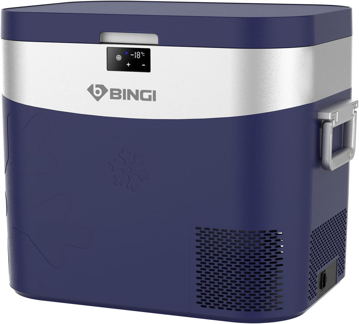 Nevera portátil B BINGI, BINGI Nevera Portátil Eléctrica 22L, Nevera y Congelador Compresor Portátil, Refrigerador de Coche 12V/24V