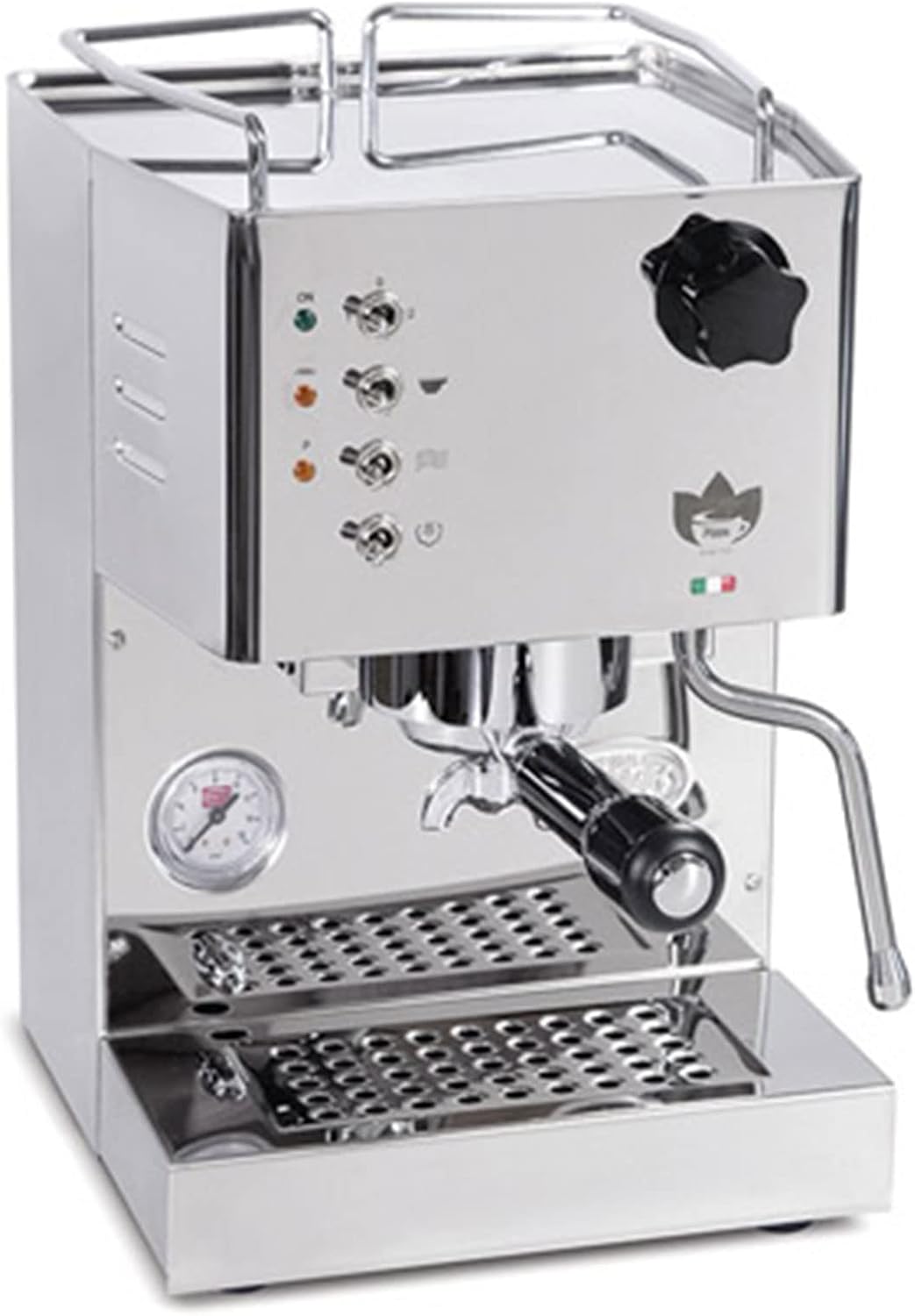 Quickmill Molinillos de café eléctricos con piñon, Quick Mill 4100 Pippa holz / schwarz