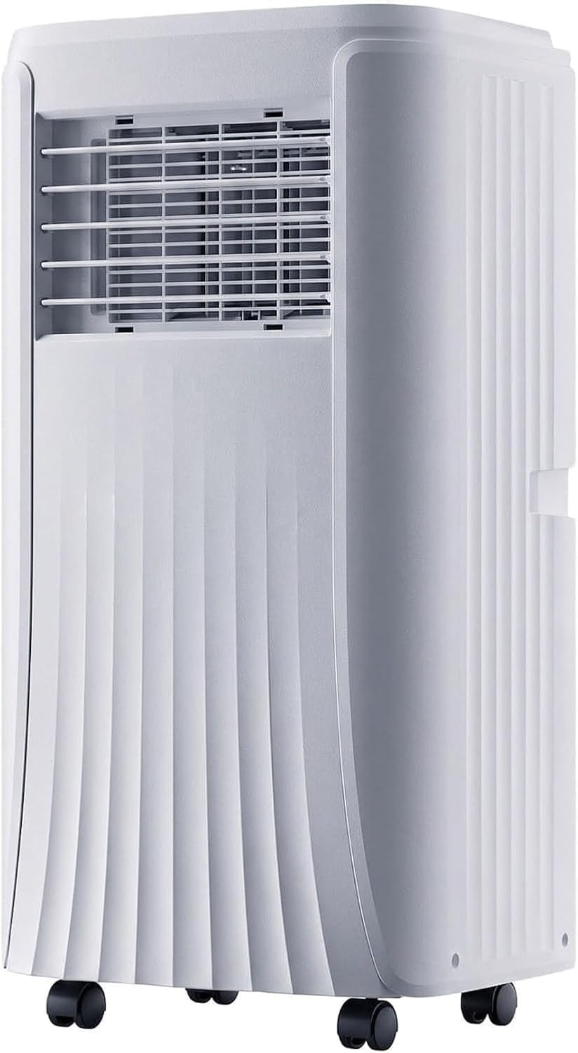Aire acondicionado portátil de Generic, Portátil 10000 BTU, Enfría hasta 32 m², Mando a Distancia Inteligente con Modo Sueño, Funcionamiento