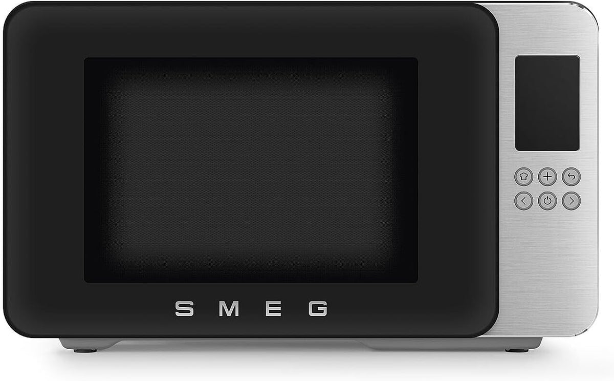 Smeg Microondas sencillo, MOC01BLMEU FORNO MWO + GRILL 29 LT ELETT. 1900 W NERO OPACO