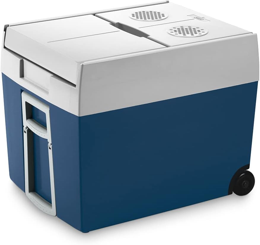 Mobicool Nevera portátil, MT48W nevera eléctrica 48L, 12V y 230V, Nevera portátil con ruedas para camping, coche, camión y actividades al aire libre