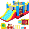 Castillos y colchonetas hinchabl de AKEYDIY, Big Bounce House para niños de 3 a 12 años, 7 en 1 multideporte, inflable con soplador, tobogán grande y