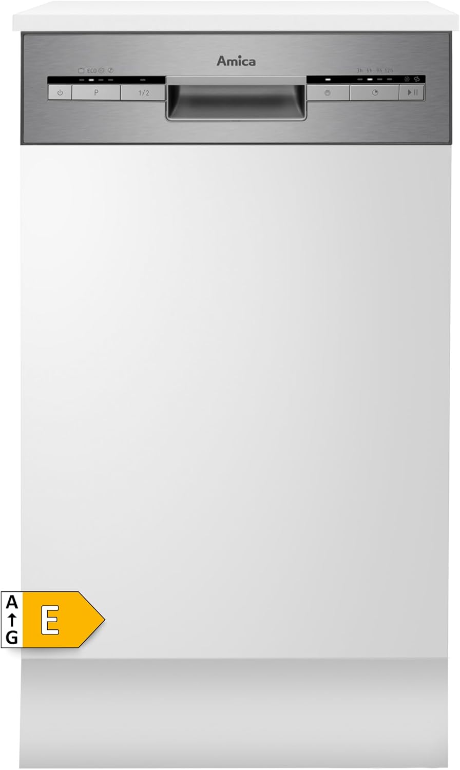 Amica Lavavajillas, EGSP 569 900 E - Lavavajillas empotrable (9 mg, 3 cestas, 4 prog, AQS, 47 dB, clase de eficiencia energética E)
