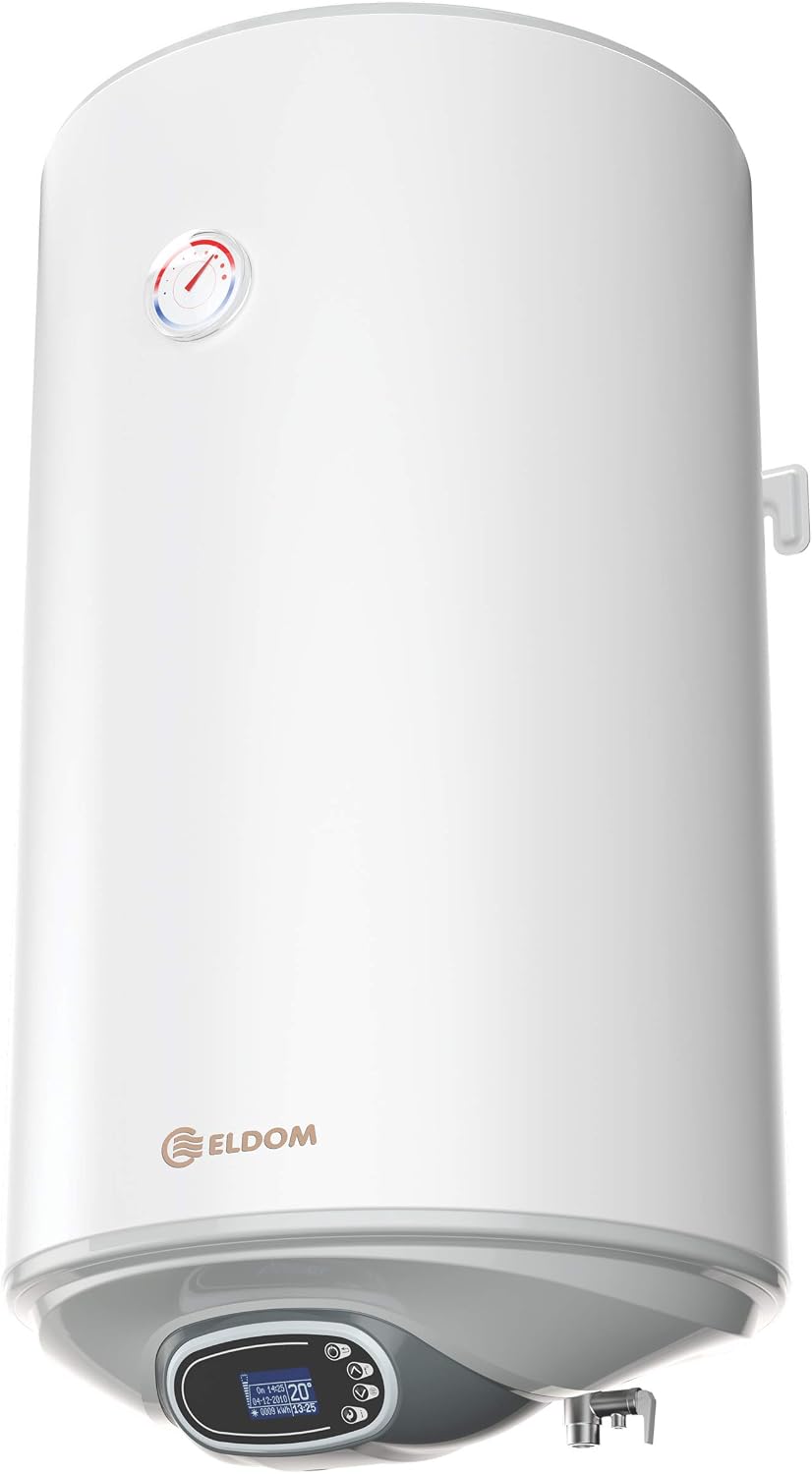 Hervidores eléctrico de ELDOM, Caldera de agua caliente 80L resistente a la presión ELDOM Favourite digital, Wi-Fi
