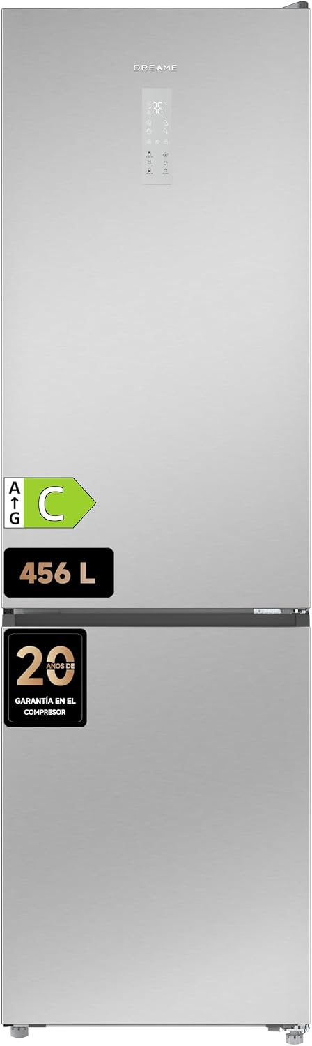 Frigorífico combi de dreame, Mega Pro de 456 L Refrigerador Con Gran Capacidad SpaceBoost, Diseño Estilizado, Refrigeración Rápida Y Uniforme, Zona
