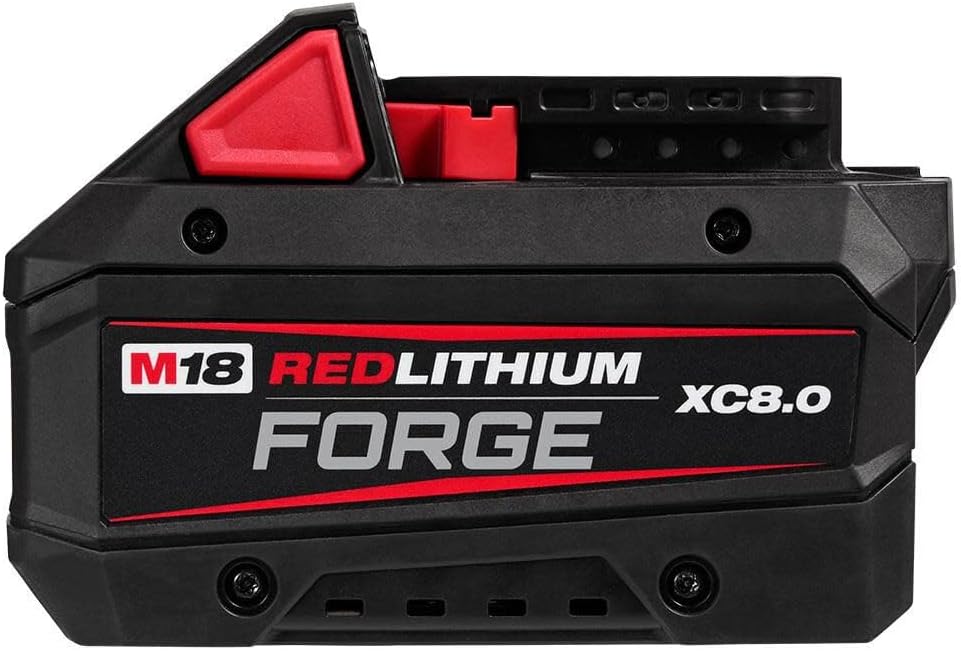 Milwaukee Batería, M18 - Batería de iones de litio de 18 V REDLITHIUM Forge XC 8.0 Ah
