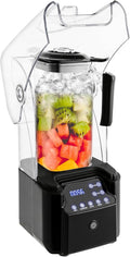 Batidoras de vaso Mezclador de alto rendimiento 2, 2 l - 2200 W - 9 velocidades - Mezclador comercial - Mezclador insonorizado - Multifunción - Con