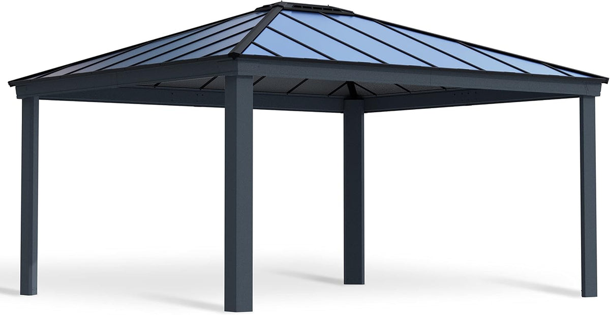 Cochera Palram, Canopia by Palram Carport Colorado - Kit de construcción para Coche (14 x 20 cm, 611, 5 x 425, 5 cm, Doble carport, policarbonato