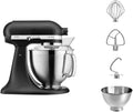 5KSM185PS de KitchenAid, robots de cocina, ARTISAN - Robot de cocina (4, 8 L, con motor inclinable, color negro