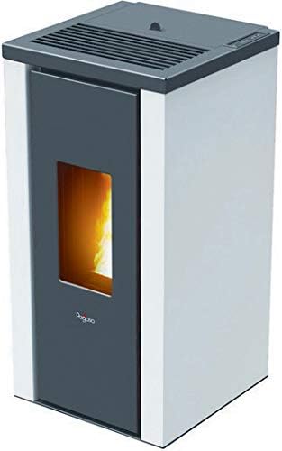 Hornos chimenea PEGASO, Vera - Estufa de pellets 7 kW, color blanco