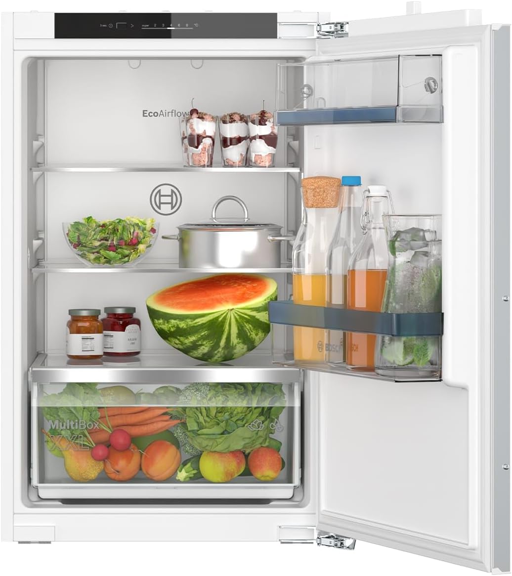 Frigorífico combi KIR21VFE0 Refrigerador Integrado Serie 4, Frigorífico Integrado Sin Compartimento Congelador 88 X 56 cm, Refrigeración 136L, Bisagra