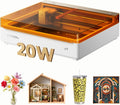 Herramientas de grabado de xTool, M2 20W Grabadora láser cerrada Clase 1 con impresora CMYK y doble cámara. Ideal para grabar y cortar madera, cuero y