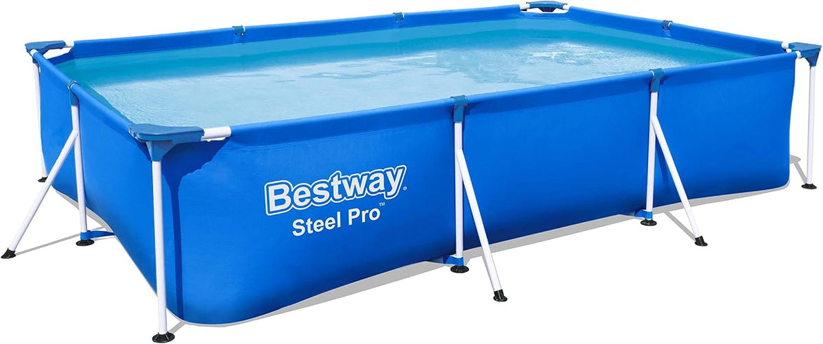 Piscinas desmontabl 56404-19 Infantil Bestway Deluxe Splash Frame Pool Piscina Desmontable Tubular, 300 x 201 x 66 cm, Bestway