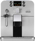 RI9305 de Gaggia, cafetera automática, Brera Silver, Cafetera Automática para Espresso y Cappuccino, Café en Grano o Molido, /01, 1400W, Plata, 100%