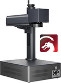 Herramientas de grabado de Monport, Grabador Láser de Fibra 30W & LightBurn, 10000 mm/s de Alta Velocidad, Grabado de Metal 2, 5D, 150x150 mm Área de