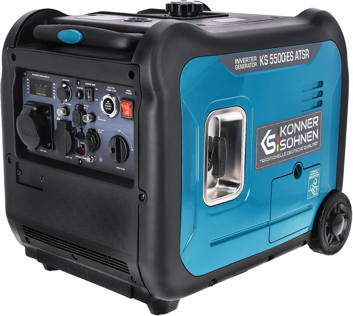 Generador Könner&Söhnen KS 5500iE S ATSR Generador inverter 5500W, generador gasolina, K&S Könner&Söhnen