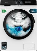 Lavadora de Cecotec, 12Kg de Carga Fronta Bolero DressCode 121000 A. 2000W, 1400 rpm Máximas Regulables, Certificación WoolMark, 14 Programas, Bajo