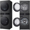 LG WT1210BBF Lavadoras y secadoras todo en uno, Lavadora y secadora - LG - - 12+10KG - 1400RPM - Negro
