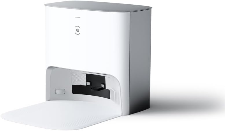 ECOVACS Repuestos para aspiradora, Estación de Vaciado automática en Blanco para DEEBOT T10 Incluye 2 Bolsas de Polvo