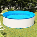 Lauuoeriau Piscinas desmontabl, Pool & Spa, PiscinasPiscinas Splasher Pool 350x90 cm Blanco