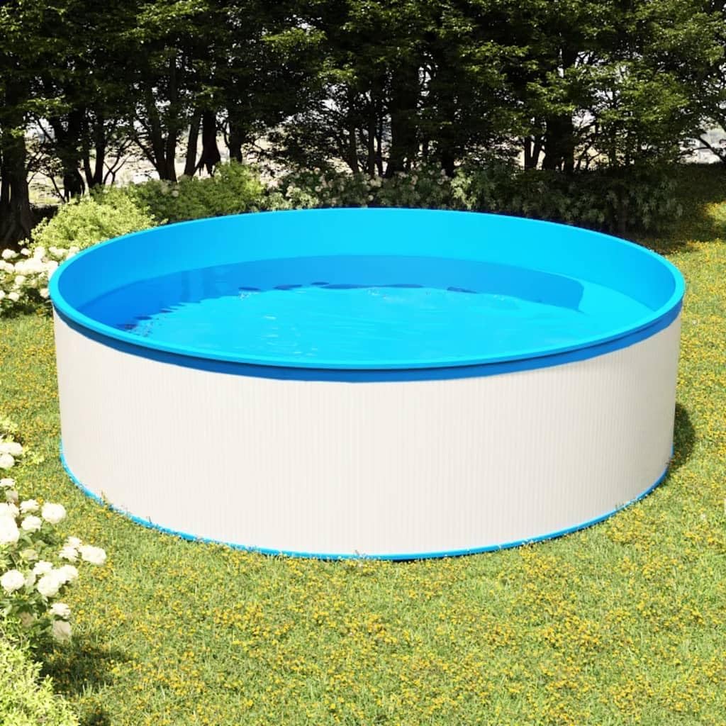 Lauuoeriau Piscinas desmontabl, Pool & Spa, PiscinasPiscinas Splasher Pool 350x90 cm Blanco