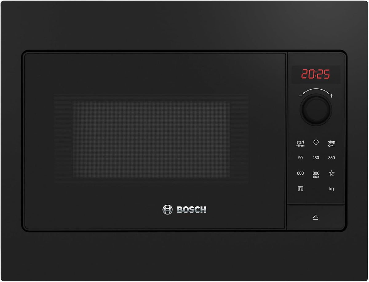 BFL523MB4 de Bosch, microondas sencillo, Serie 2, microondas empotrado, negro