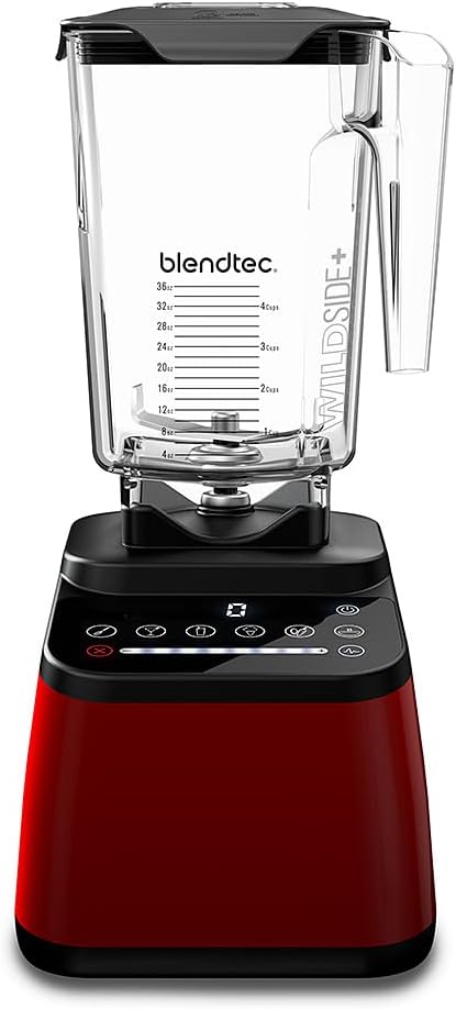 Batidoras de vaso Blendtec, Power Blender Designer 650, color rojo