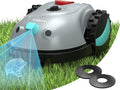 Robots cortacésped V100 Robot Cortacésped eléctrico con Navegación por Visión, Corte en Espiral, Detección de 150 Obstáculos, Robot Cortacésped