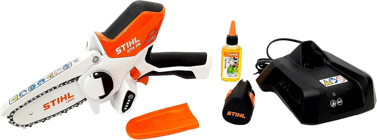 Cortaseto Stihl, Podadora GTA 26, set con batería AS 2 y cargador AL 1
