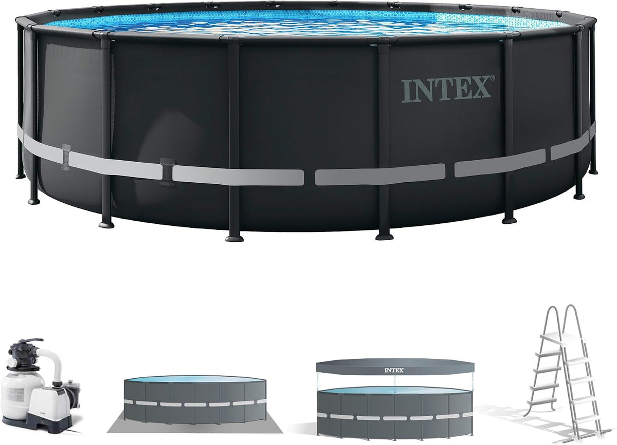 Piscinas desmontabl Piscina elevada redonda Ultra XTR Frame 549x132 cm con depuradora (55217), Intex