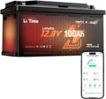 Litime Baterías de ciclo profundo, Bateria Litio 12V 100Ah H190 con Calefacción para Autocaravana